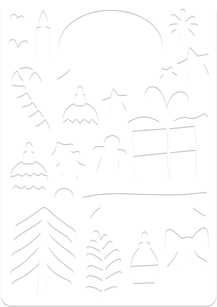 Postkarten zum Selbstgestalten - Frohe Weihnachten