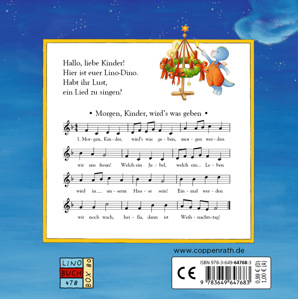 Linos Weihnachtsbücher (6 Lino-Bücher)