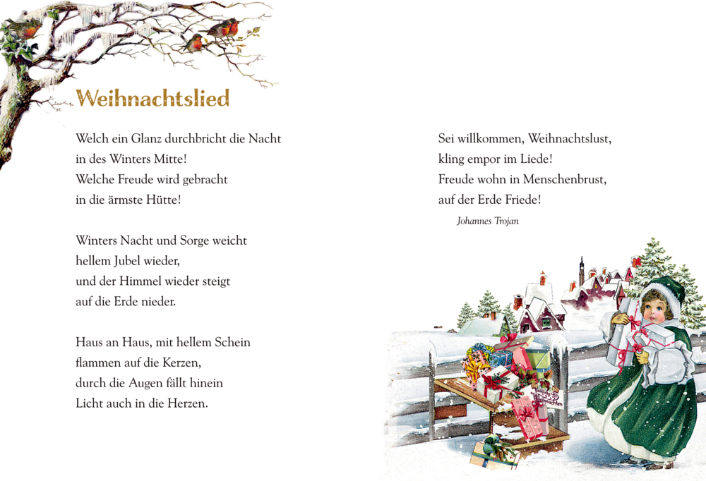Schöne Grüße: Fröhliche Feiertage (Behr/Weihnachten)