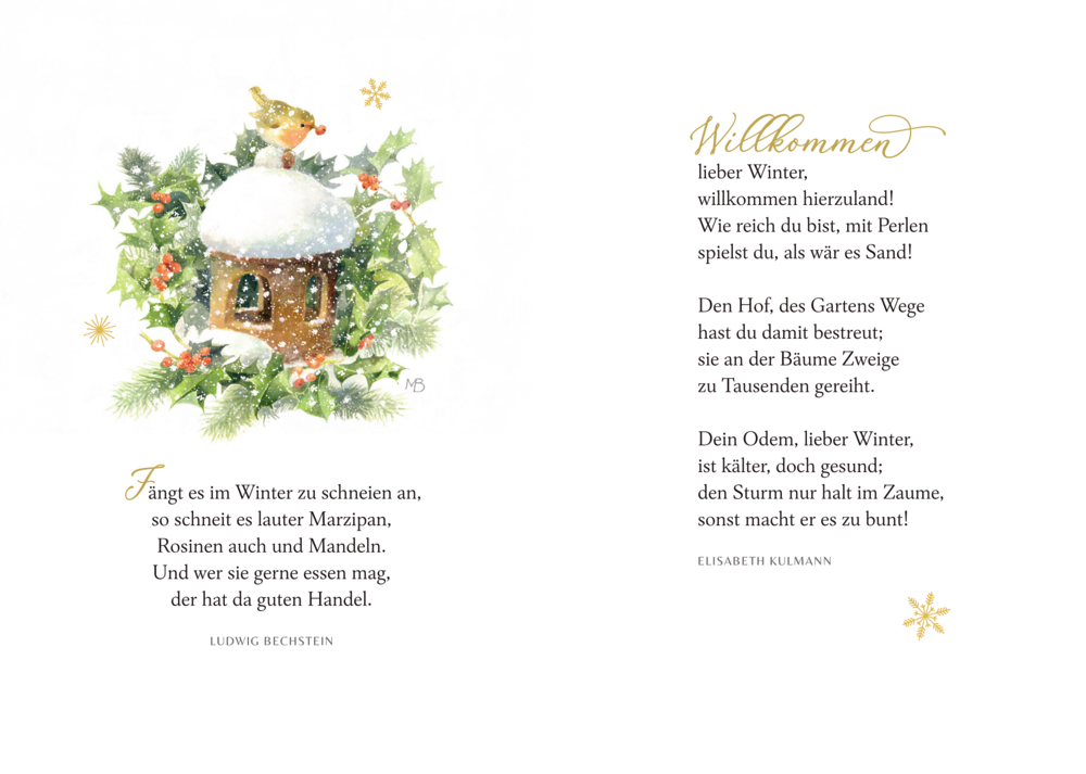 Schöner lesen! No. 57: Wunderbare Winterzeit (M. Bastin)