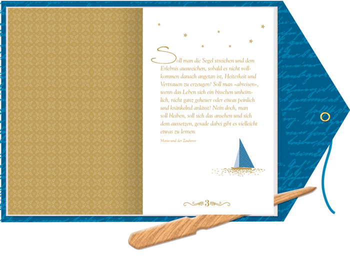 Lesezauber: Advent mit Thomas Mann, Brief-Adventskalenderbuch