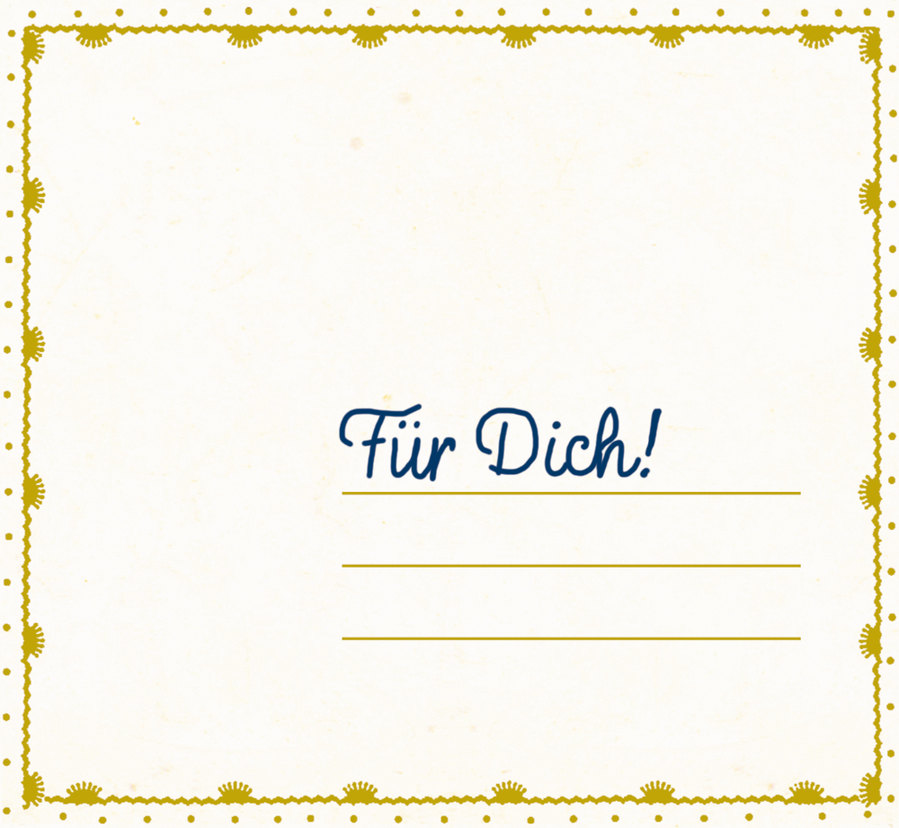 Nostalgischer Geschenkanhänger - Pop-up mit Kuvert(Behr)