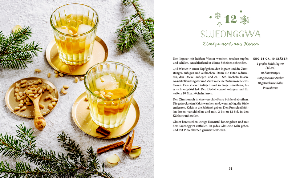 24 Drinks bis Weihnachten - Ein kulinarischer Adventskalender für Erwachsene