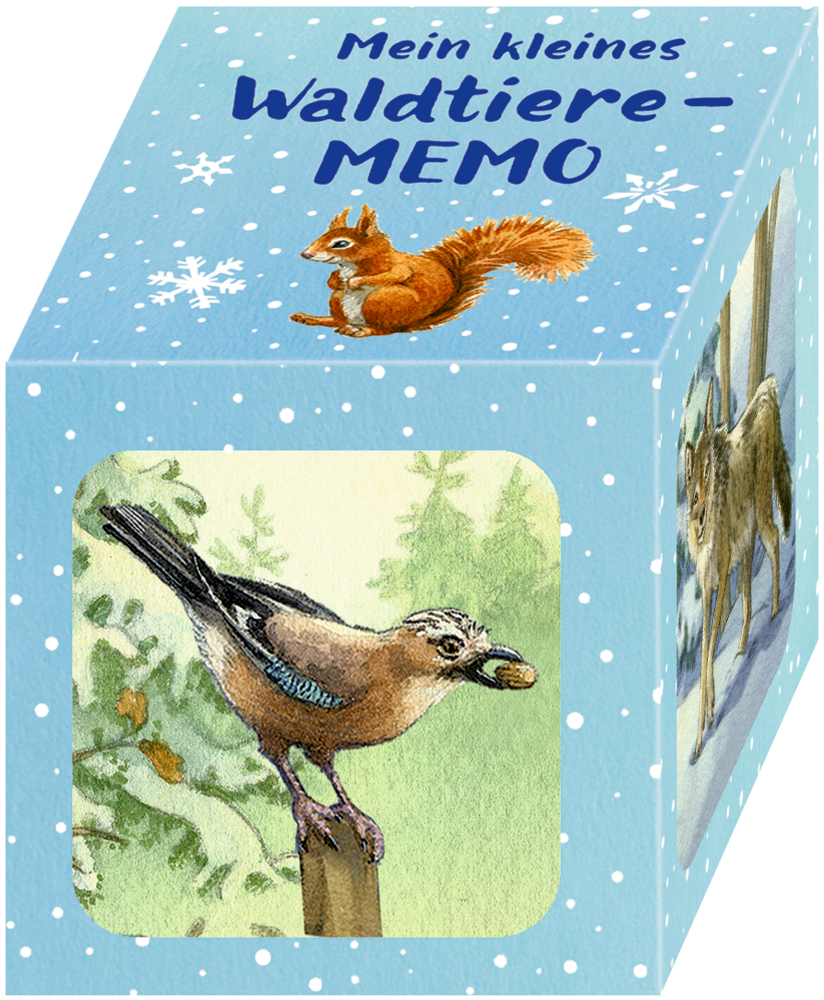 Die Tiere im Winterwald, Memo-Adventskalender