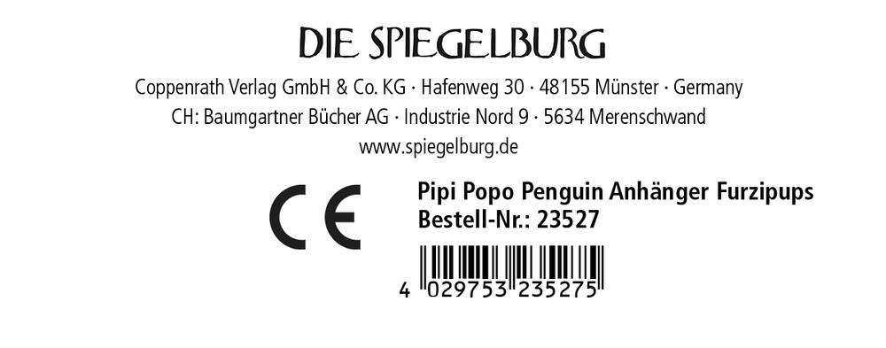 Pipi Popo Penguin Anhänger Furzipups