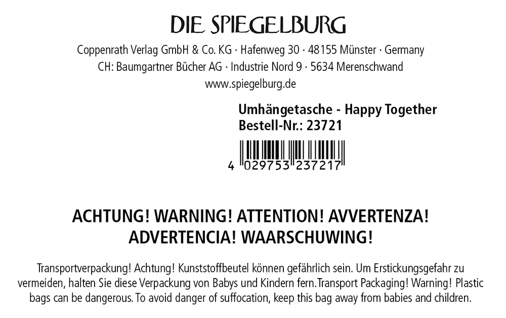 Umhängetasche Beige Uni - Happy Together