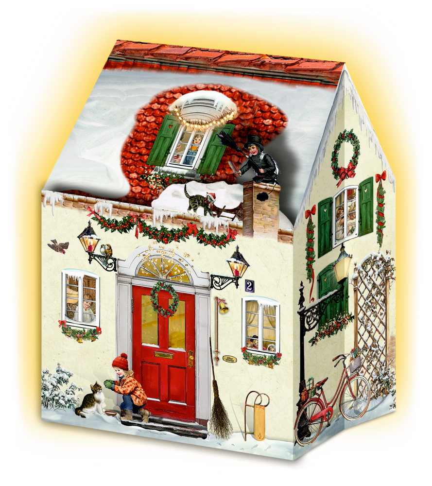 Happy Christmas House, Mini-Adventskalender (Behr)