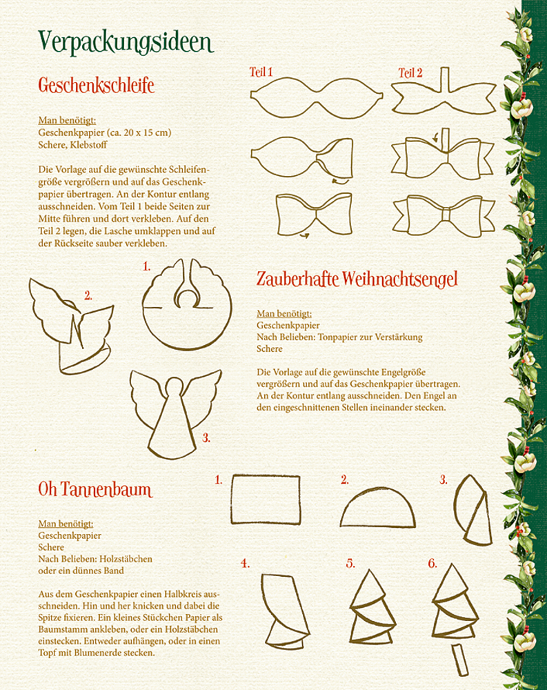 Geschenkpapier-Buch - Schöner schenken (Bastin/Zauberhafte Weihnachten)