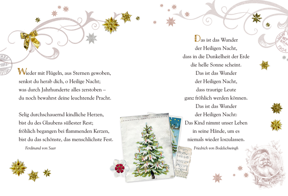 Schöne Grüße: Frohe Weihnacht überall (B. Behr)