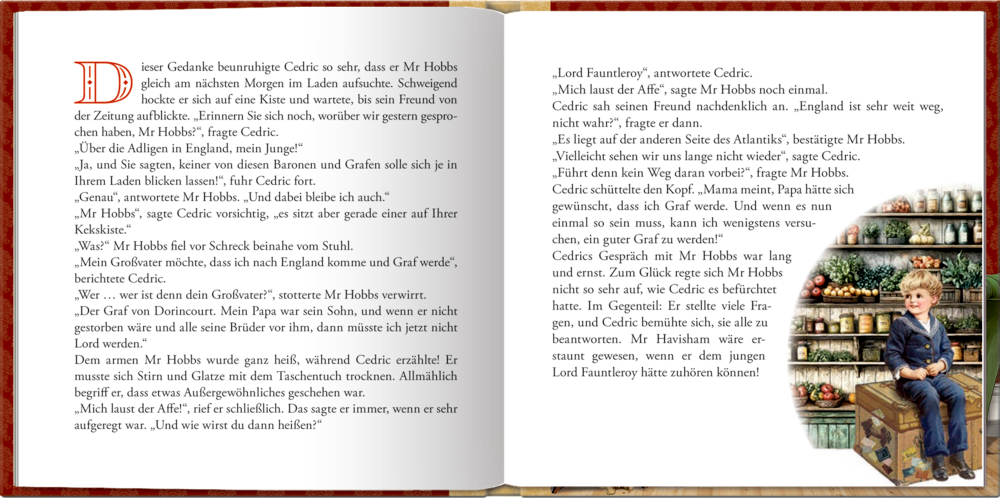 Der kleine Lord, Das kleine Adventsglück - Adventskalenderbuch (Behr)