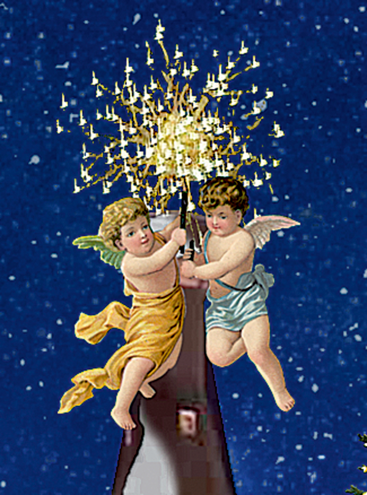 Weihnachtszauber auf dem Schloss, Wand-Adventskalender (Behr)