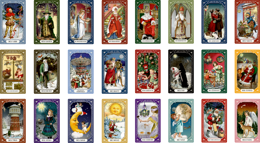 Nostalgisches Weihnachts-Tarot, Advent-Schachtelspiel (Behr)