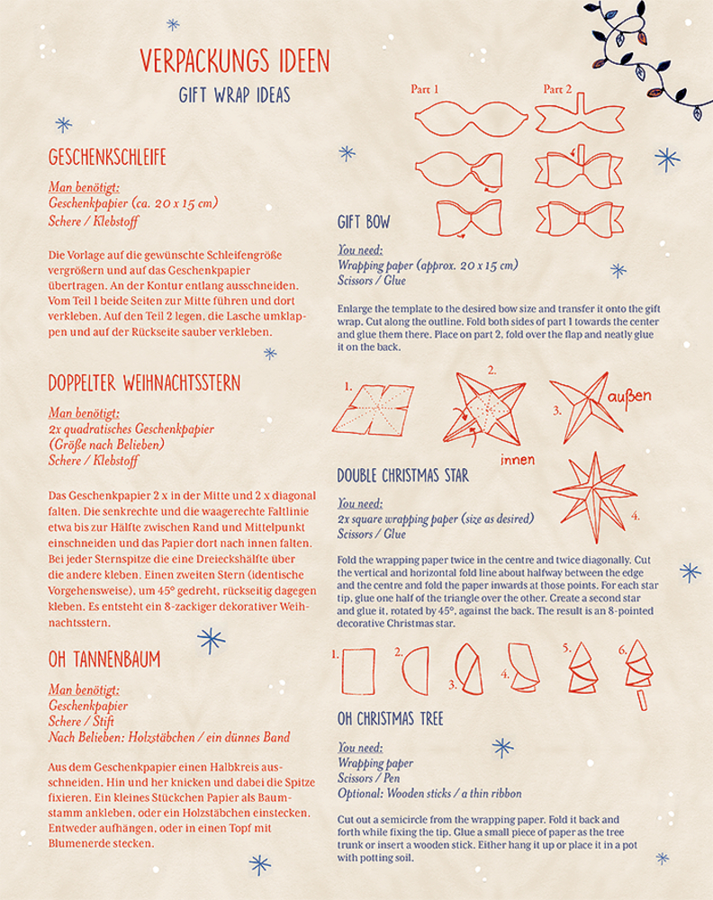 Geschenkpapier-Buch: Schöner schenken - Make a wish (Weihnachten)