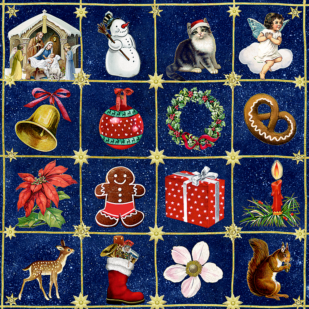 Nostalgisches Weihnachtsbingo - Schachtelspiel (Behr)
