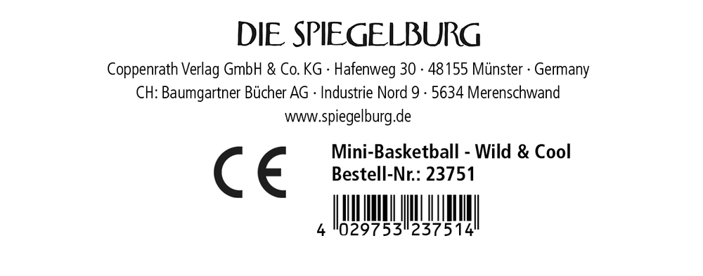 Mini-Basketball - Wild & Cool